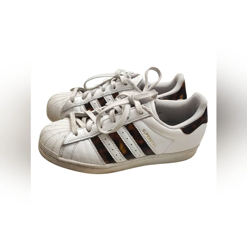 Adidas Classic Superstar Tortoiseshell Sneakers, 6.5